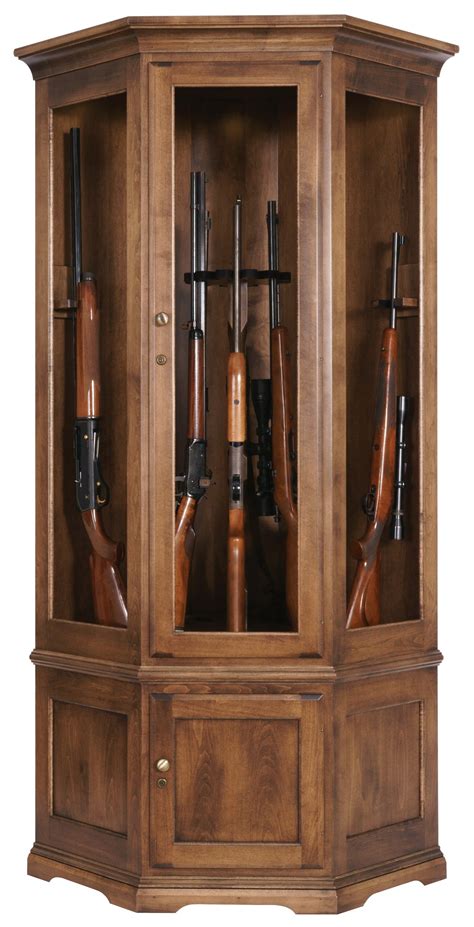 corner steel gun cabinet|corner gun cabinet for sale.